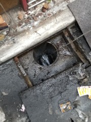 外部マンホール 清掃完了