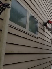 壁面 開口作業中