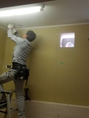 吊ボルト仕込/壁面開口