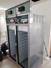 設置作業中