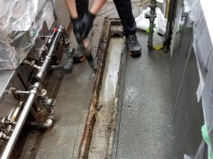 グレーチング補修 解体