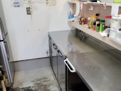 コールドテーブル 設置完了