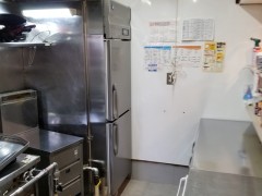 冷蔵庫 設置完了