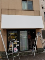 テント 生地貼り完了