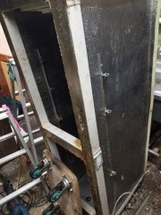 冷蔵庫解体完了