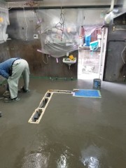 保護モルタル打設