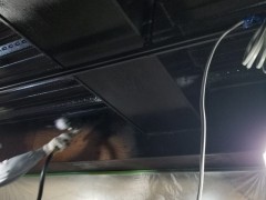 天井吹き付け塗装