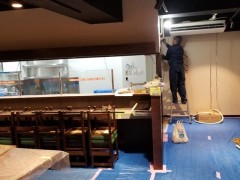 エアコン室内機取付