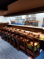 ガラス工事完了