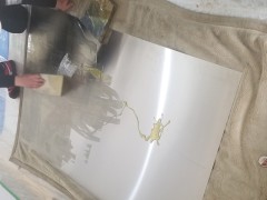 施工中(速乾ボンド)