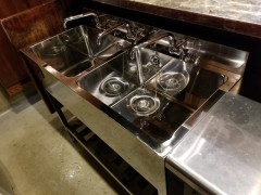 保健所規格2槽シンク