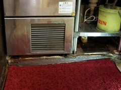 工事前-木製嵩上げ台