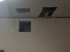 吊ボルト出し完了