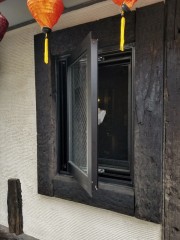 工事完了_縦滑り出し窓