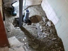 排水管切り回し