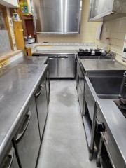 厨房機器再設置(工事完了)
