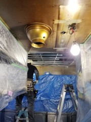 天井復旧中